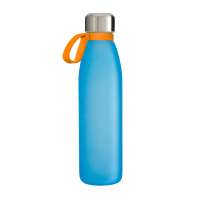Flasche cyan, Ring orange