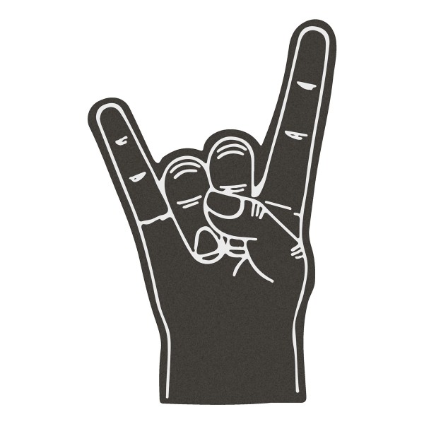 Winkehand aus Schaumstoff ROCKER