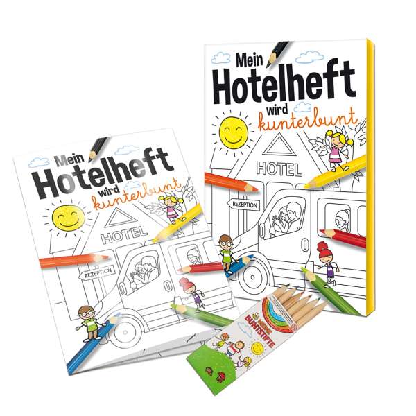 Malbuch / Mal-Set A6 - Hotel