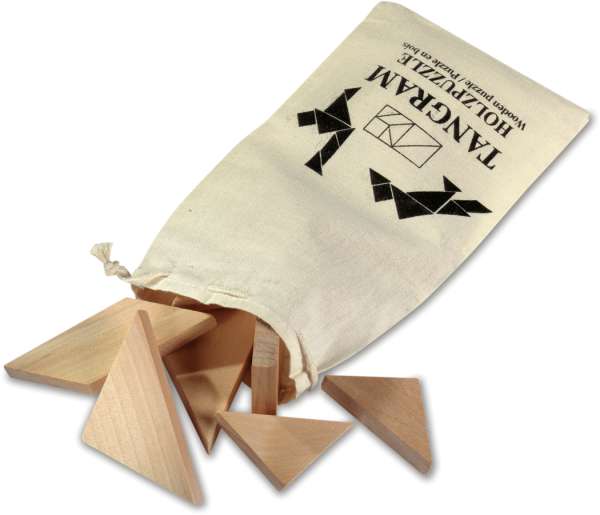 Holz-Puzzle TANGRAM