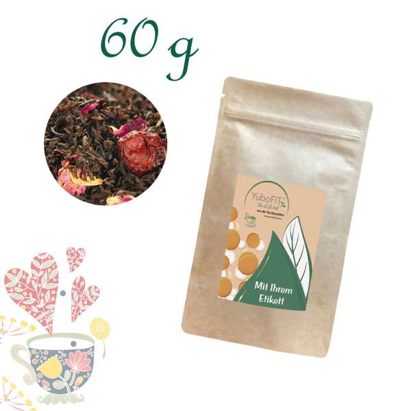 YuboFiT® Schwarzer Tee WILD CHERRY
