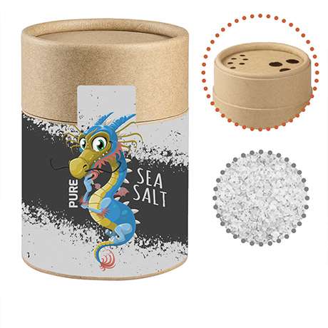 Meersalz, ca. 135g, Kraftpapierstreuer Midi