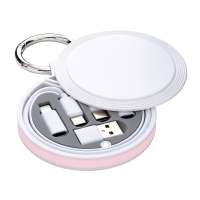 Korpus weiß, Ring hellmagenta