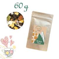 Standbodenbeutel Medium, Kraftpapier, aluminium, Inhalt 60 g