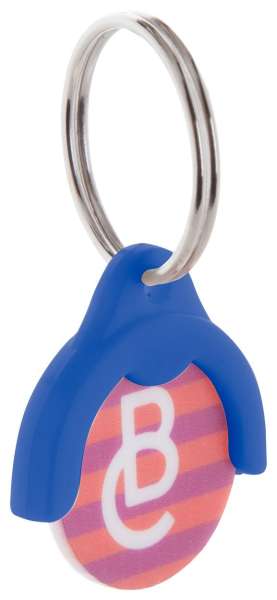Schlüsselanhänger mit Einkaufswagen-Chip Token
