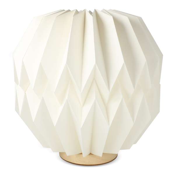 Coollux faltbare, von Origami inspirierte Papier-LED-Lampe Luna 25cm