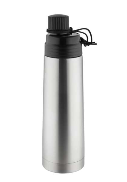 Metmaxx® Thermoflasche "GenerationRefillOne4All" silber
