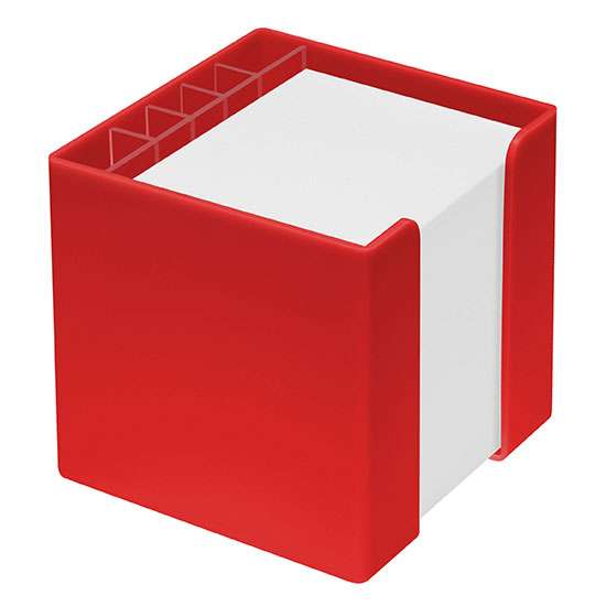 Zettelbox mit Köcher 