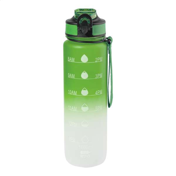 RPET Flasche mit Motivationsanzeige Sipgrade