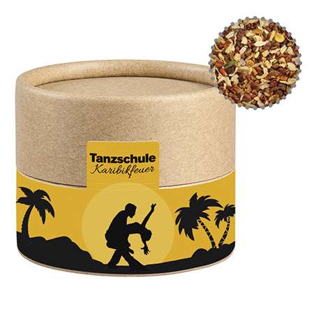 Gewürzmischung HOT Karibik Mix, ca. 28g, Kraftpapierdose Mini