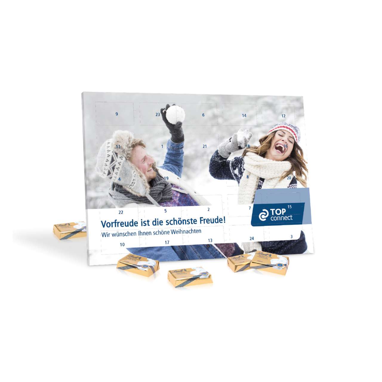 Tisch-Adventskalender Lindt 