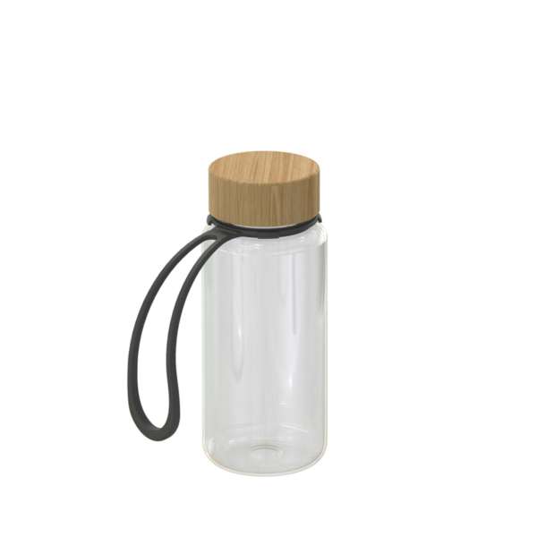 Trinkflasche "Natural", 400 ml, inkl. Strap