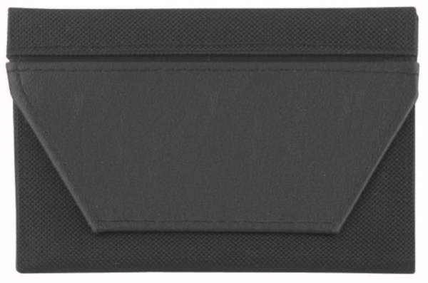 CreativDesign® Ausweistasche "ColourStripe" schwarz / schwarz