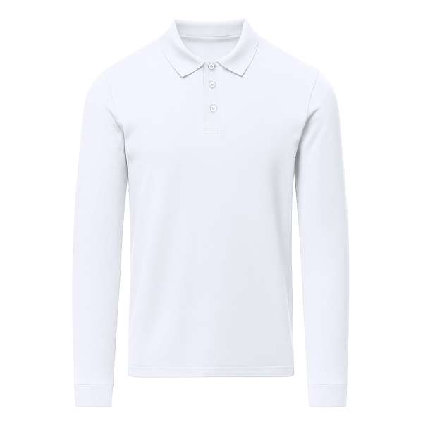 Erwachsene Weiß Polo-Shirt Charlot