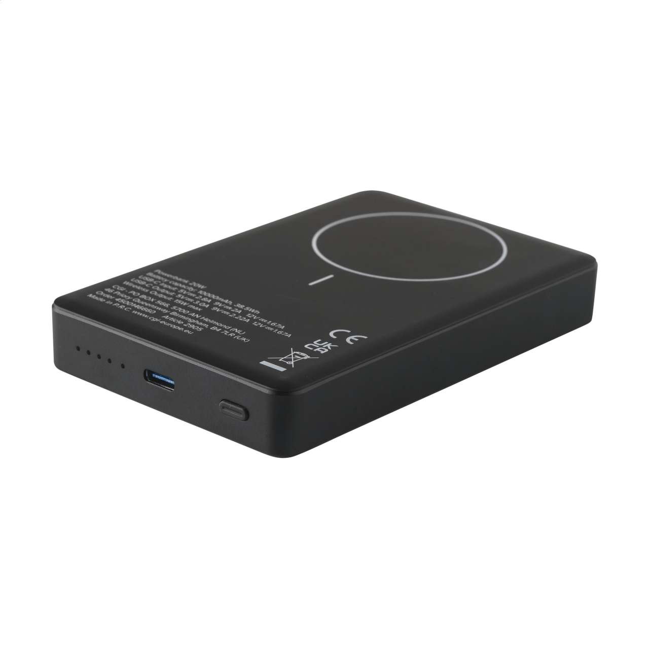 Wireless RCS Recycled Alu Magsafe Powerbank 10000