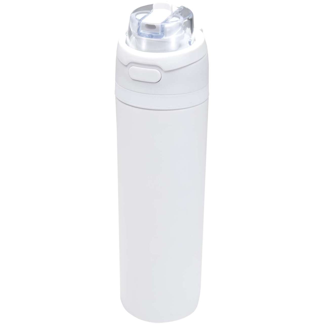 Theron 800 ml RCS-Wasserflasche aus recyceltem, einwandigem Edelstahl mit Multifunktionsdeckel und K