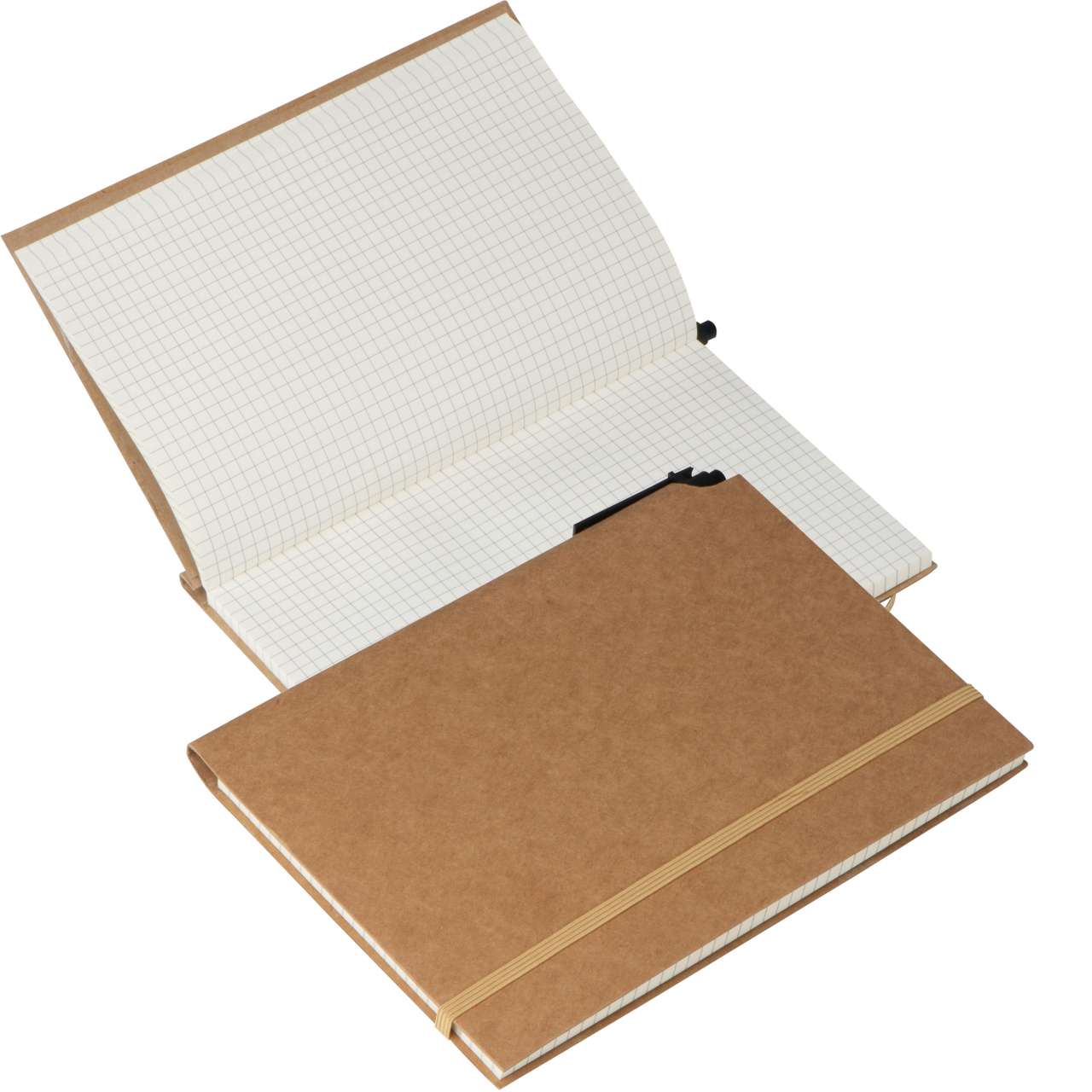 Notizbuch mit Umschlag aus Karton