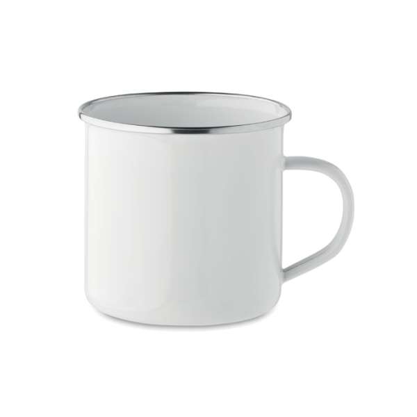 Emaille-Becher Subli 500 ml PLATEADO L