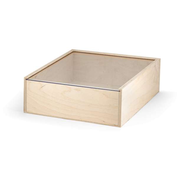 BOXIE CLEAR L Holzschachtel L