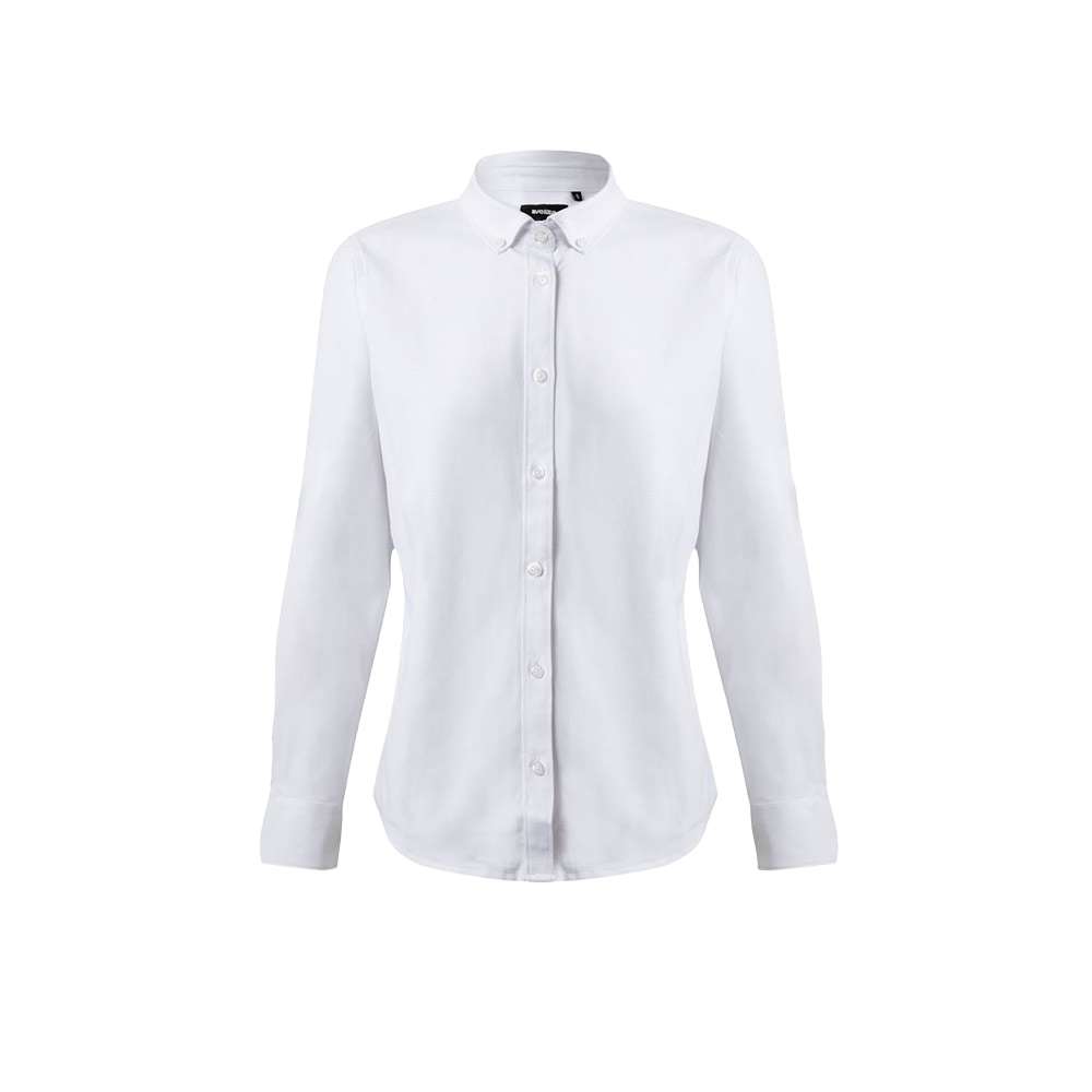 VL PRITHVI WOMEN Hemd Oxford (180 g / m²) für Damen, aus Baumwolle (50 %), Polyester (45 %) und Elas