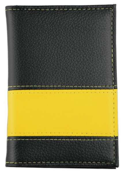 CreativDesign® Ausweistasche "LookPlus" schwarz / schwarz