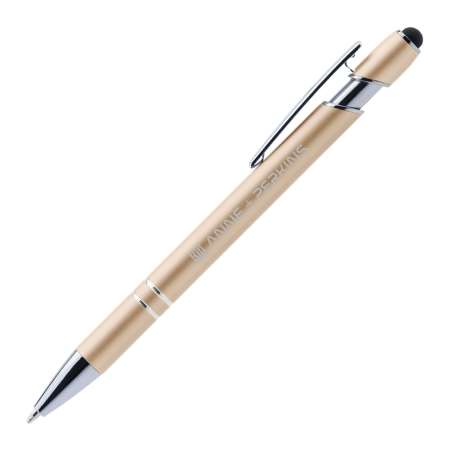 HERON Stylus Soft Touch Kugelschreiber mit Laser Gravur