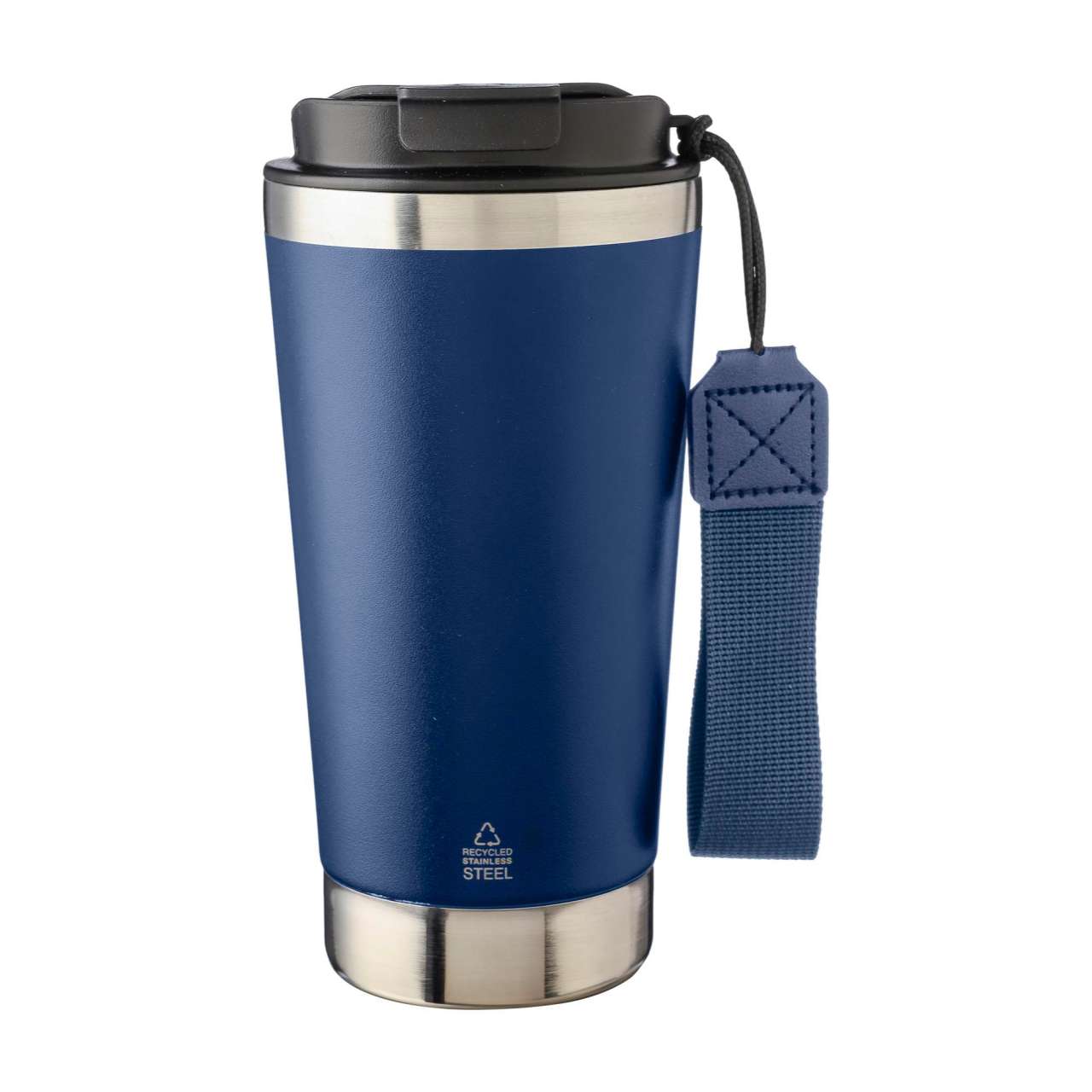 Doppelwandiger Trinkbecher aus recyceltem Edelstahl 500 ml Kayla
