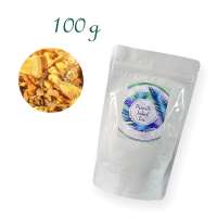 Aluverbundfolien-Standbodenbeutel, Aromabeutel, weiß, ohne Fenster, Inhalt 100 g