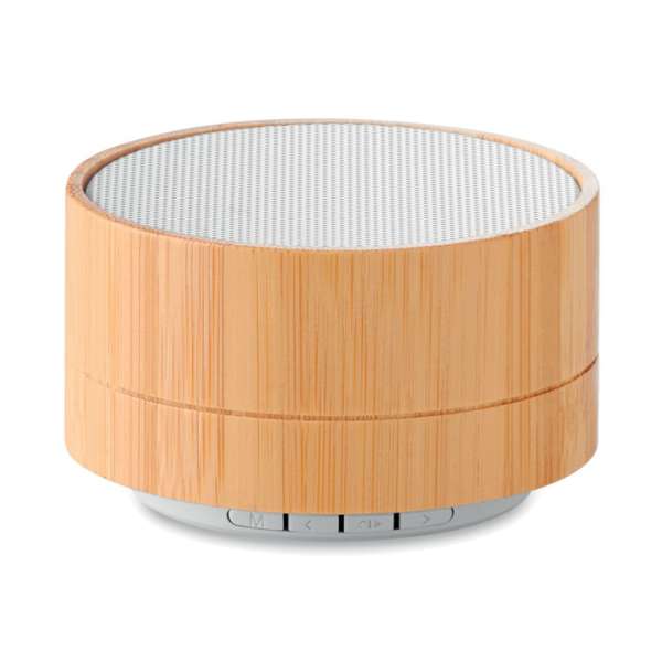 Runder wireless Lautsprecher SOUND BAMBOO