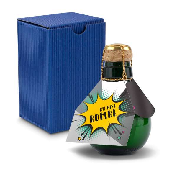 Kleinste Sektflasche der Welt! Du bist Bombe - Inklusive Geschenkkarton in, 125 ml