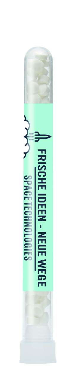 Mint-Pastillen zuckerfrei im Reagenzglas