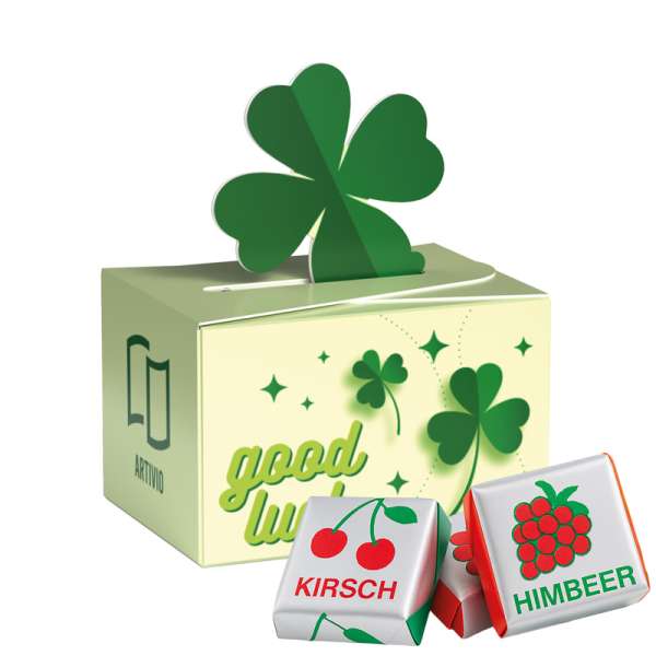 Geschenkbox Mini Kleeblatt