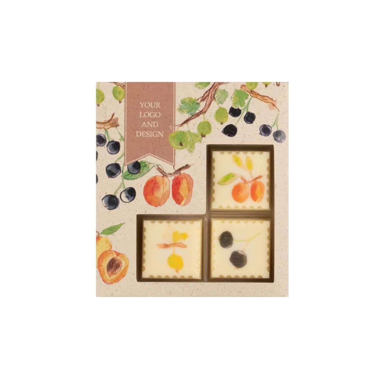 PRALINEN CHOCOSTAMP COCOA GARDEN 3 STK