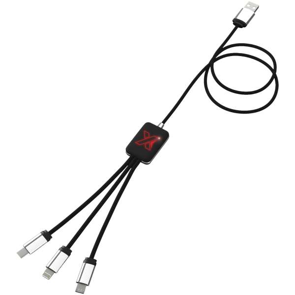 SCX. design C17 Easy to Use Ladekabel mit Leuchtlogo