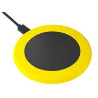 Ladegerät schwarz, Ring gelb