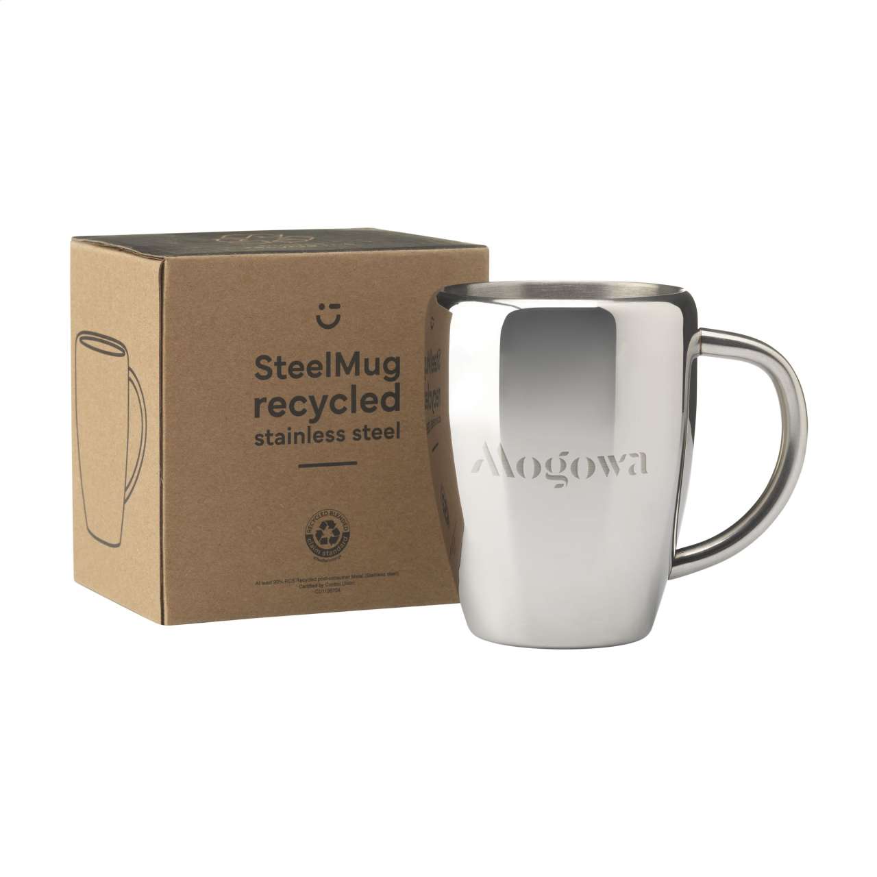 SteelMug RCS Recycled Steel 220 mlTasse
