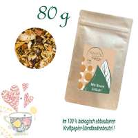 Standbodenbeutel Medium Plus, Kraftpapier, aluminiumfrei, Inhalt 80 g