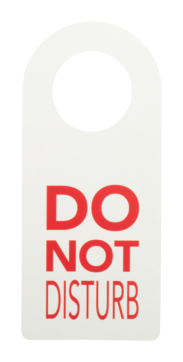 Individueller Tür-Aufhänger Disturb