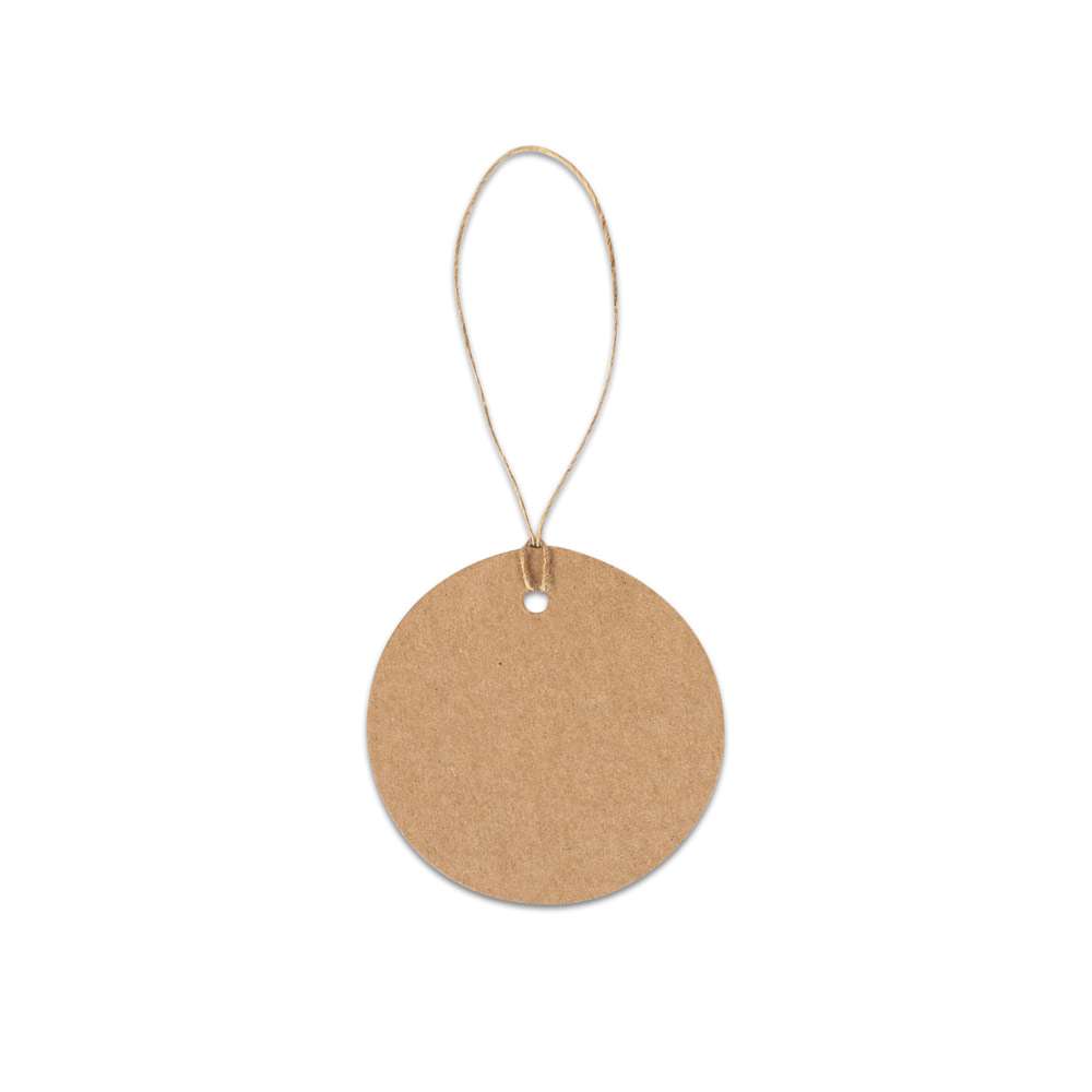 LABEL ROUND Etikett aus 100 % Recyclingpapier (700 g / m²) in rundem Format
