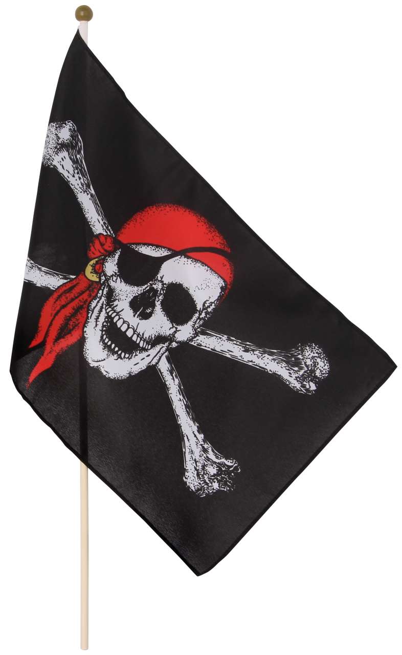 Piraten-Stockflagge 30 x 40 cm