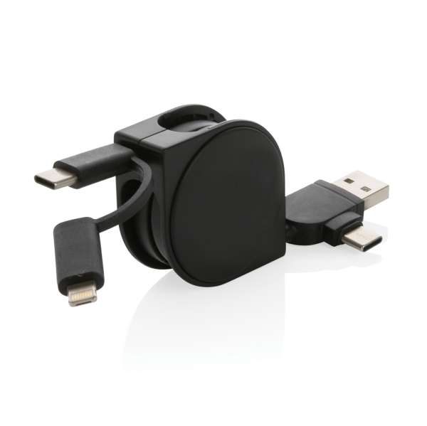 6-in-1 Kabel aus TPE und RCS Standard recyceltem Kunststoff