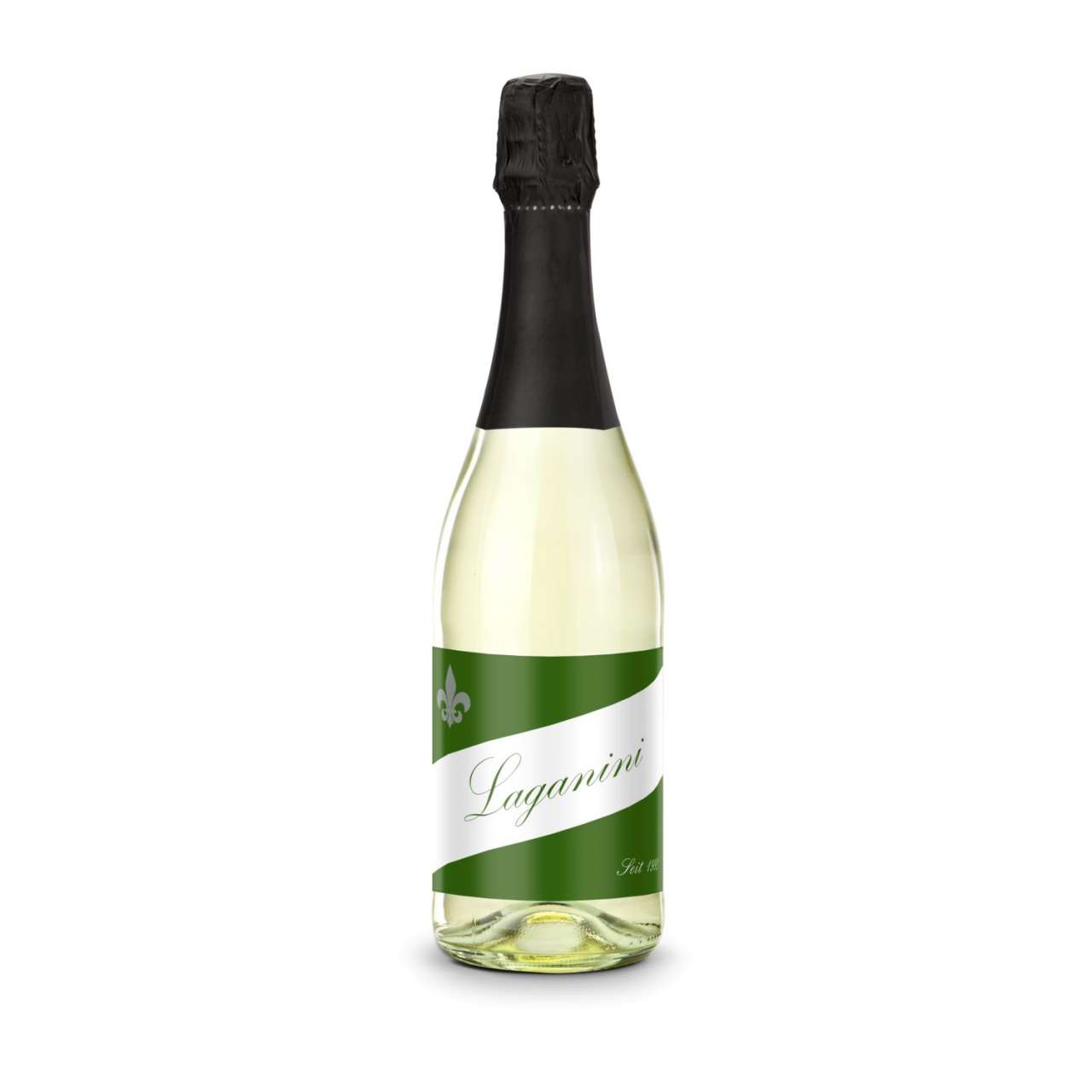 Sekt Cuvée - Flasche klar - Kapselfarbe, 0,75 l