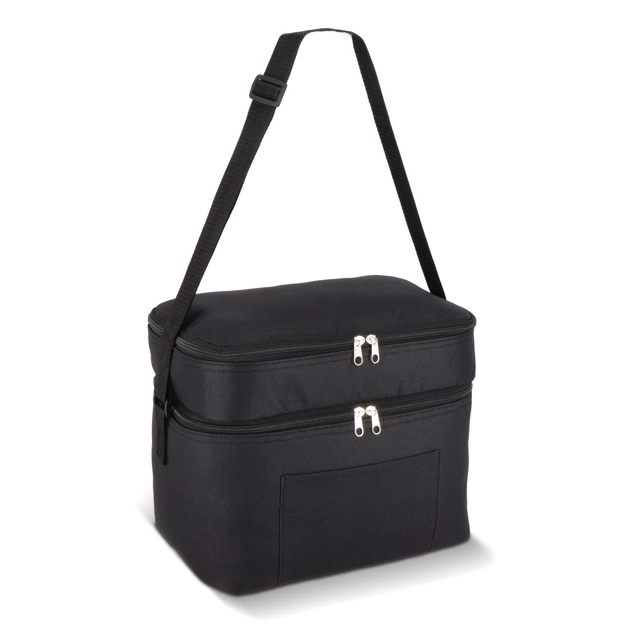 R-PET 600D Doppelfach-Kühltasche 30 x 20 x 25cm 12L