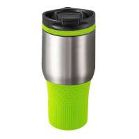 Becher silber, Ring hellgrün, Hülle hellgrün