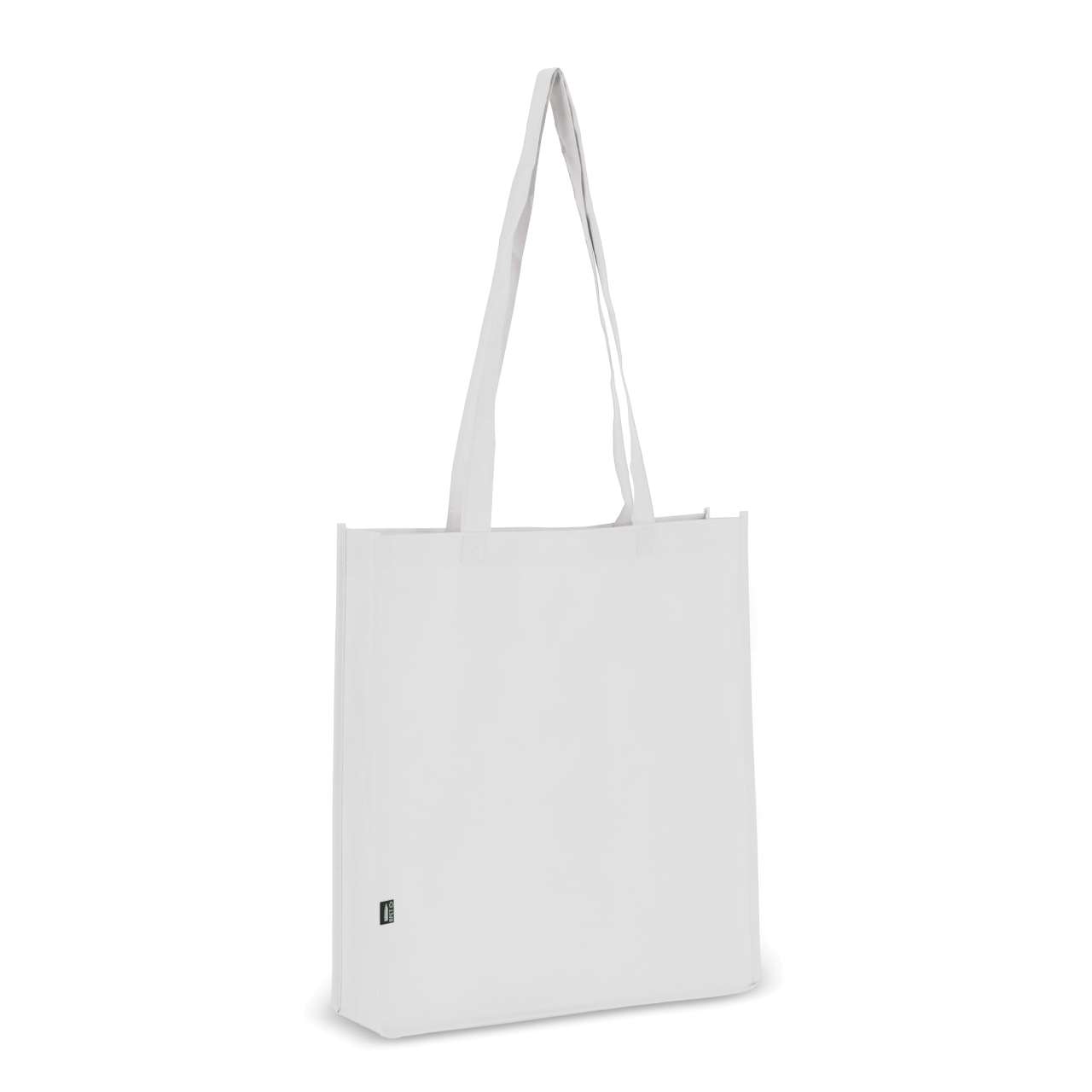 R-PET Tragetasche aus Non Woven 38 x 9 x 42cm 75g / m²