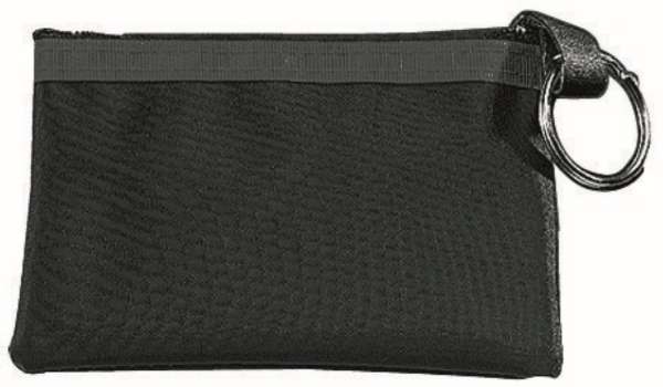 CreativDesign® Schlüsseltasche "Nylon" schwarz