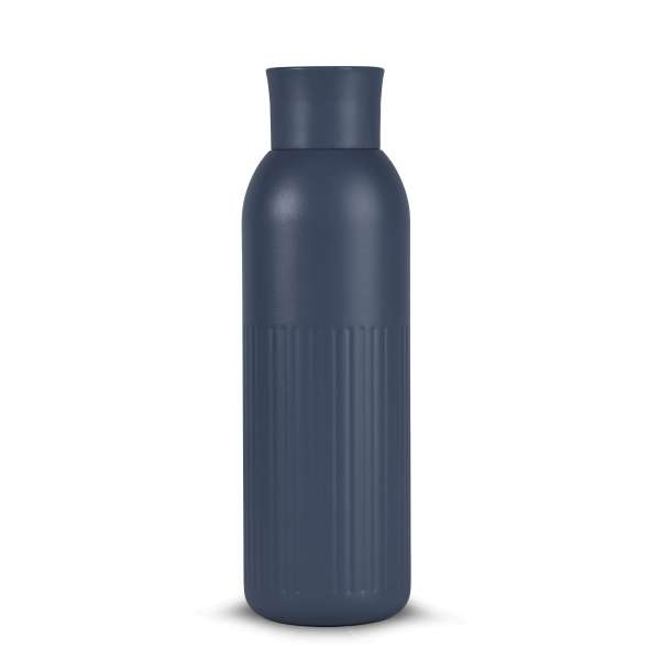 Sagaform Tekla Push Stahlisolierflasche mit Druckverschluss (recycelt) 500 ml