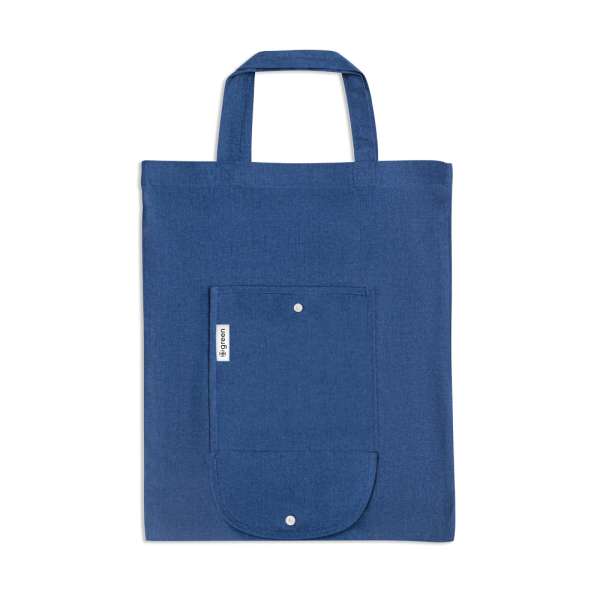 SIENA Faltbare Tasche aus Baumwolle (50%), receycelte Baumwolle (30%) und Polyester (20% rPET) (140