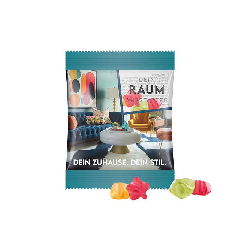 Minitüte 10g, Fruchtgummi Standardformen