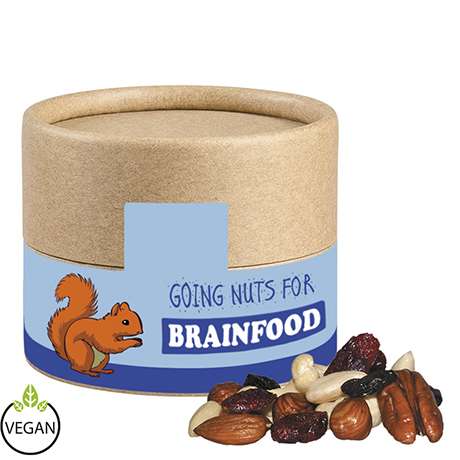 Premium Studentenfutter, ca. 40g, Kraftpapierdose Mini